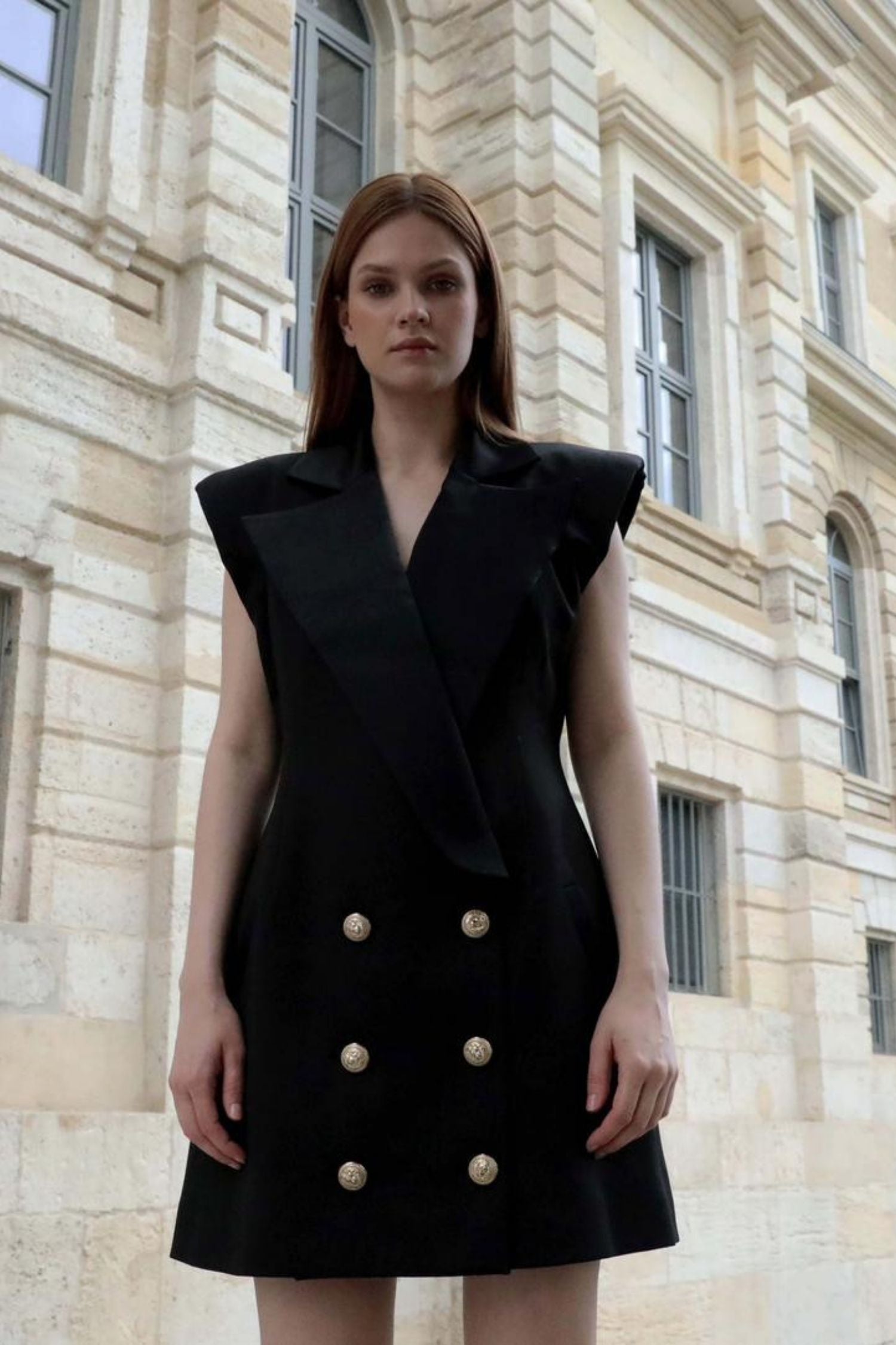 MONICA BLACK COLOR JACKET DRESS