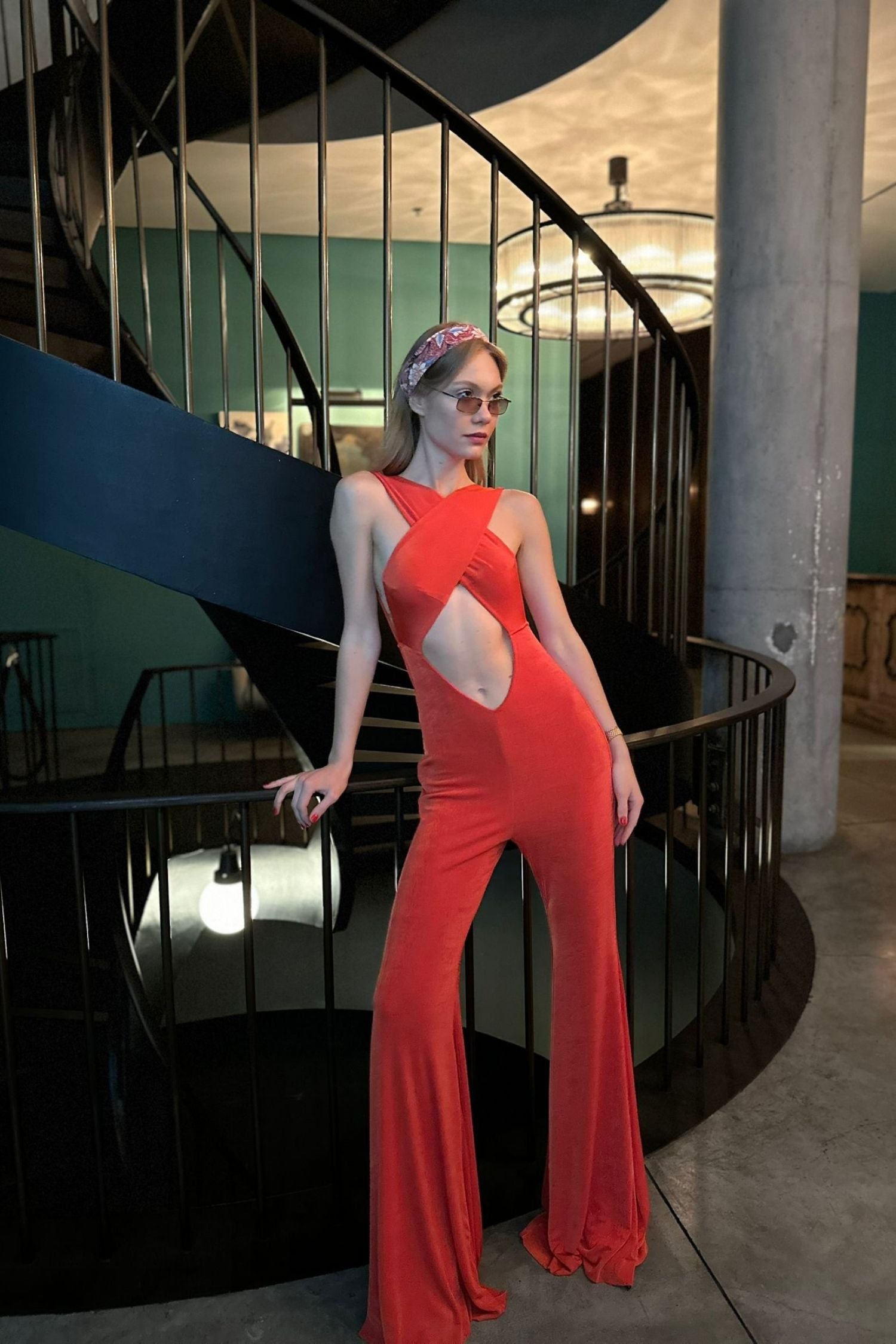 HOLLY ORANGE JUMPSUIT