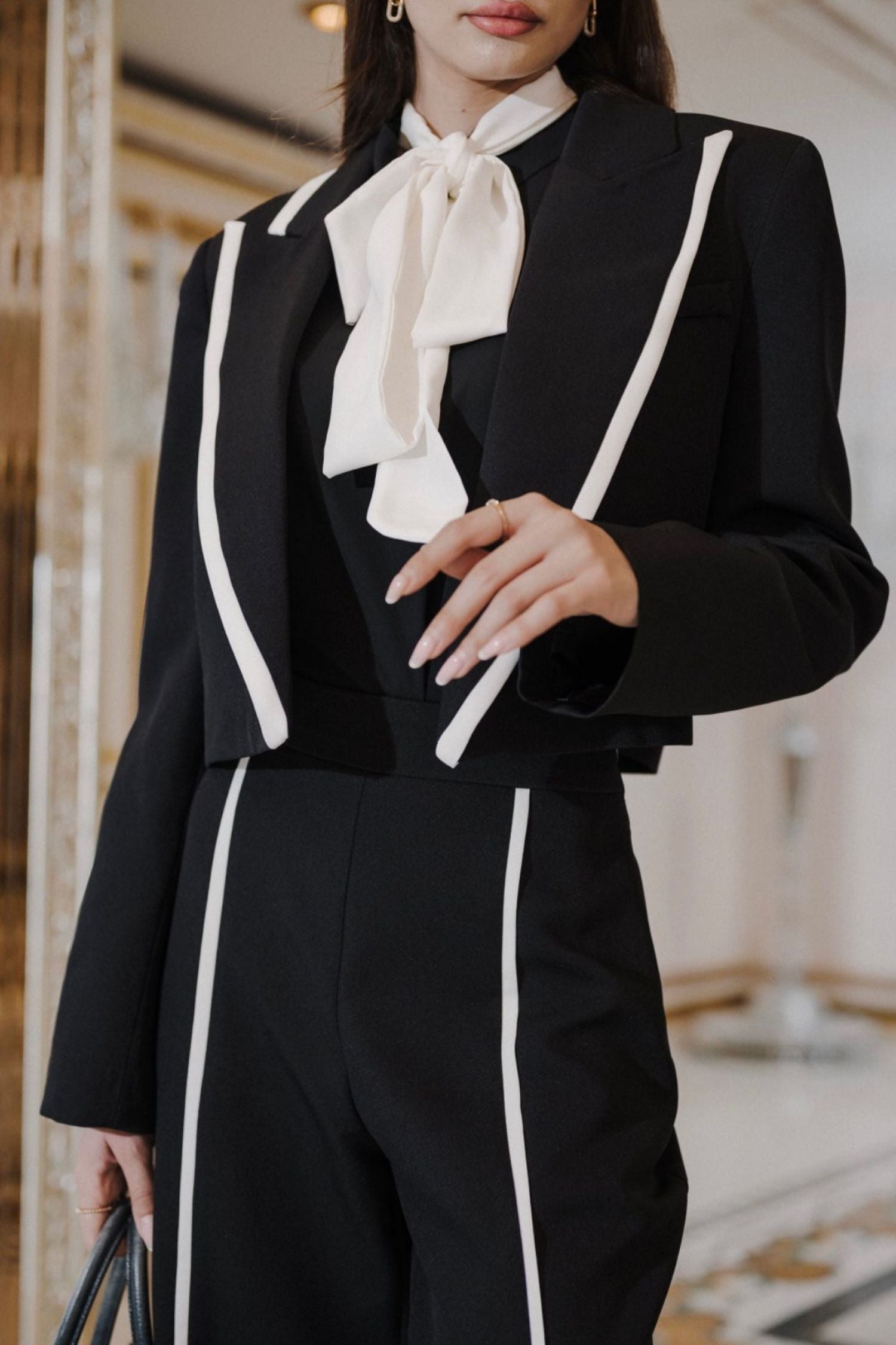 BEYAZ PANTOLON CEKET TAKIM