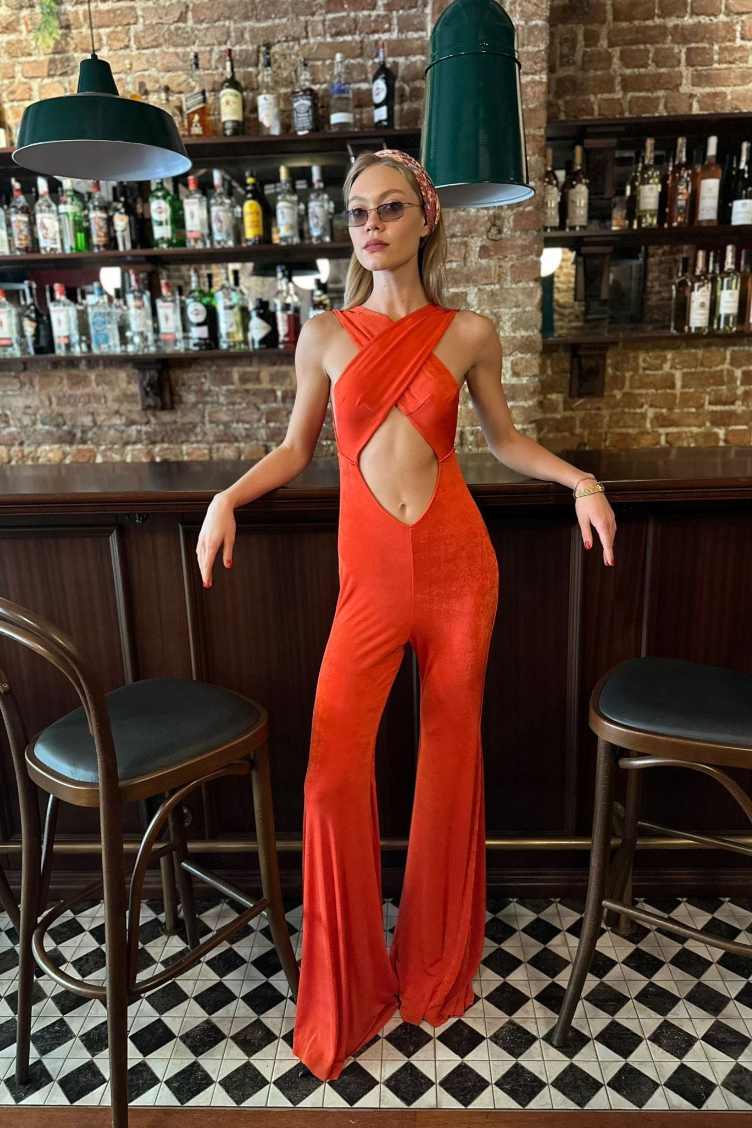 HOLLY ORANGE JUMPSUIT