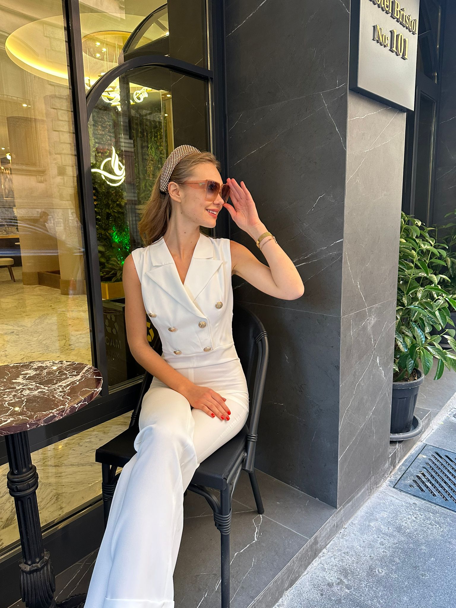 LA PALOMA JUMPSUIT IN WHITE