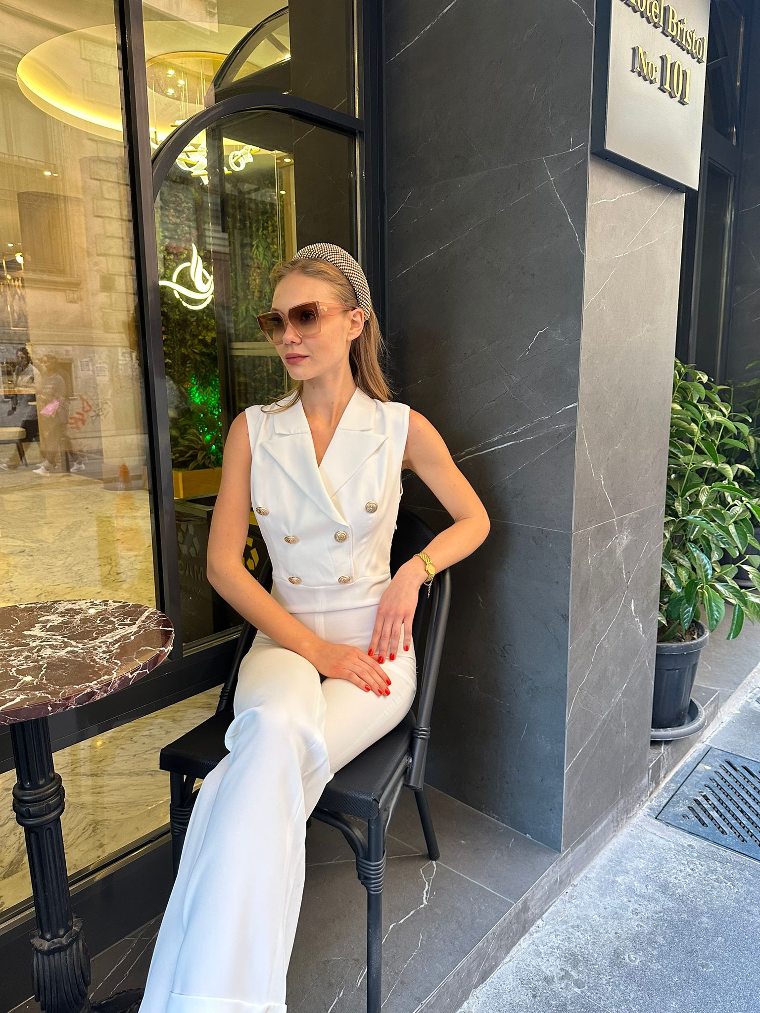 LA PALOMA JUMPSUIT IN WHITE