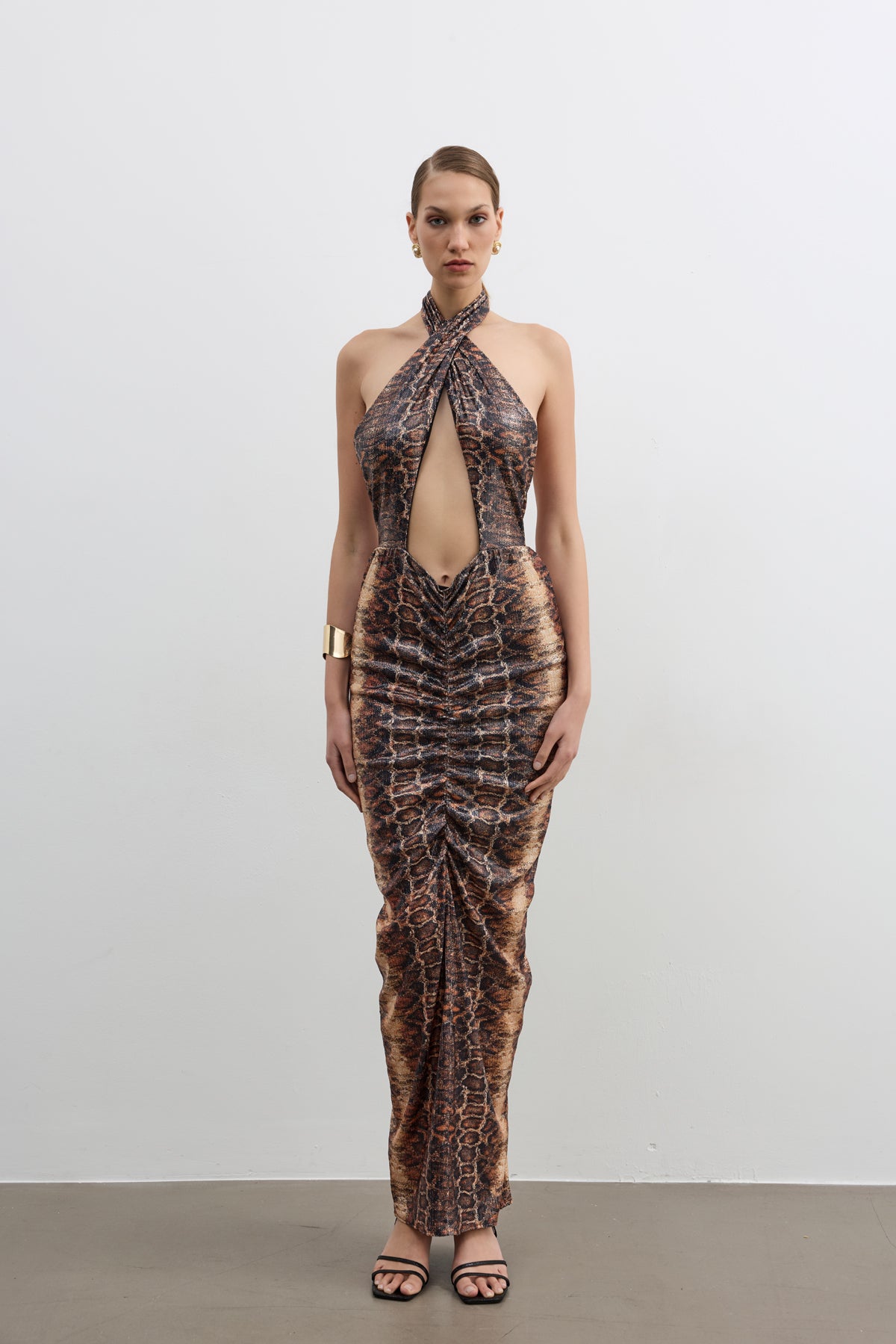 SHINING LEOPARD DRESS