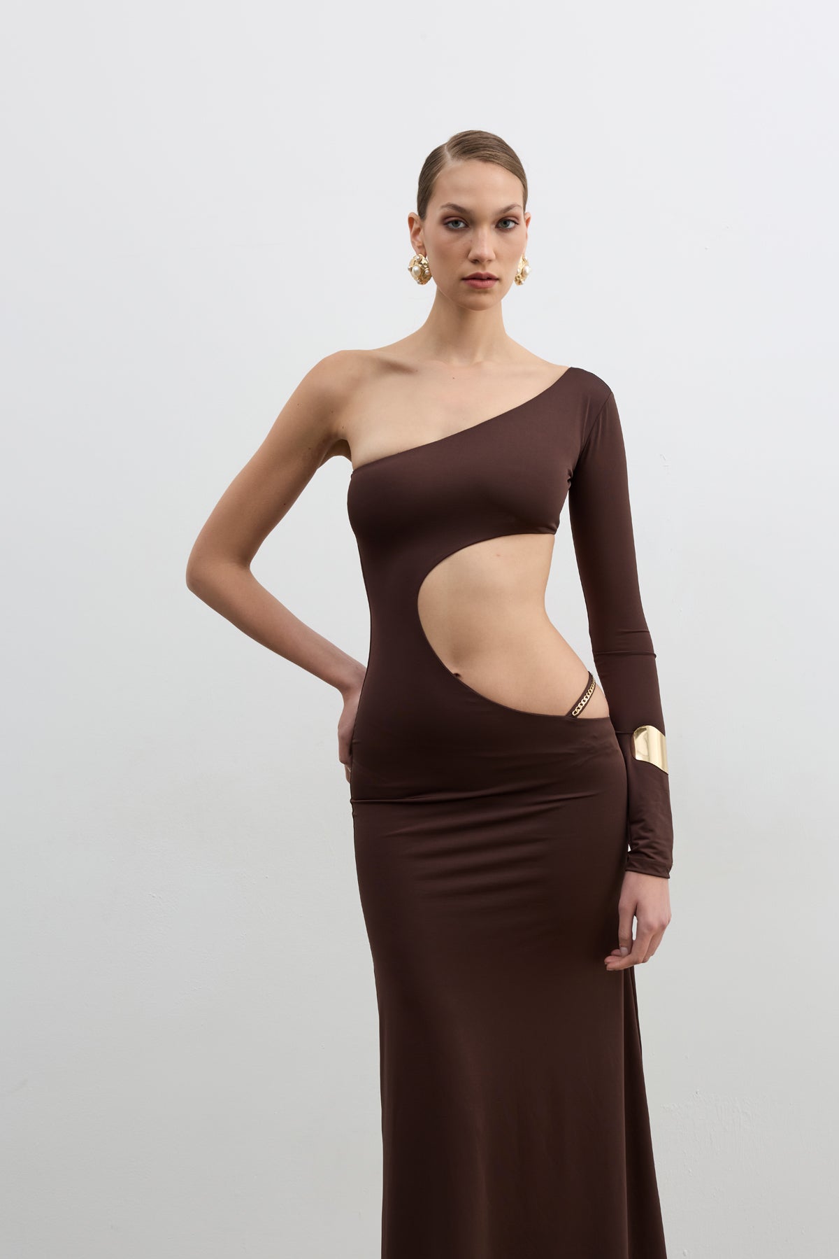 ELLA BROWN DRESS