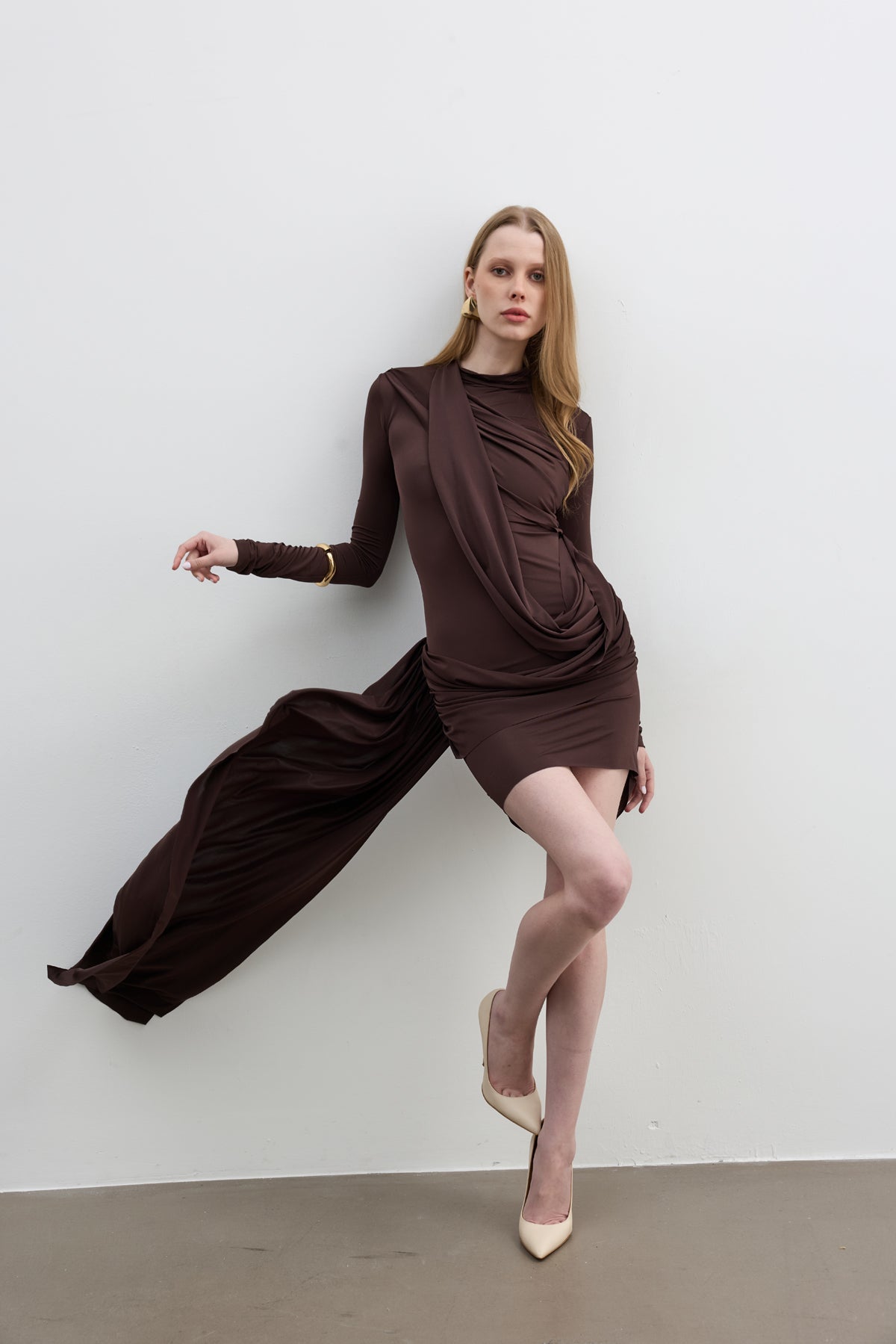 HANNAH BROWN DRESS