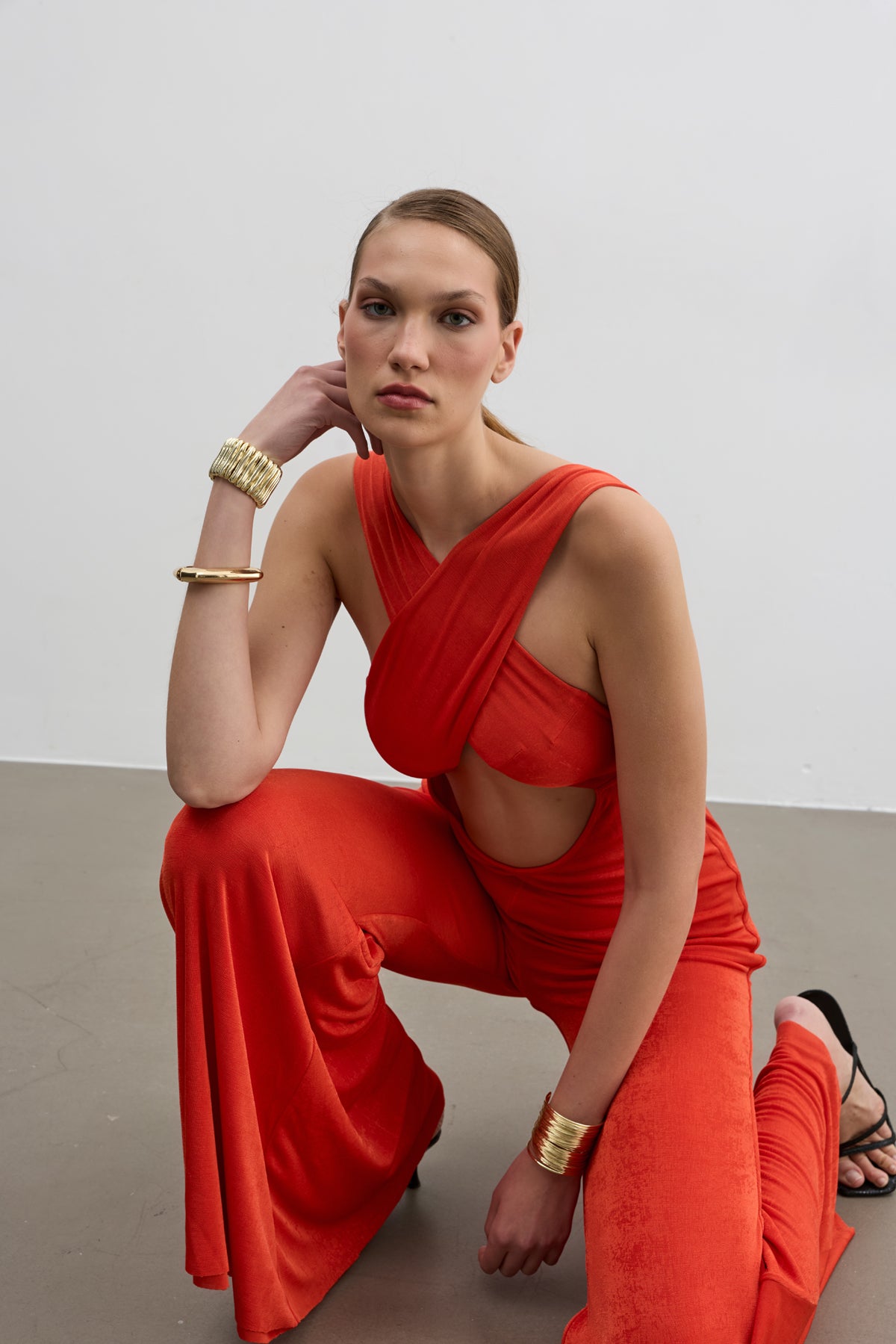 HOLLY ORANGE JUMPSUIT
