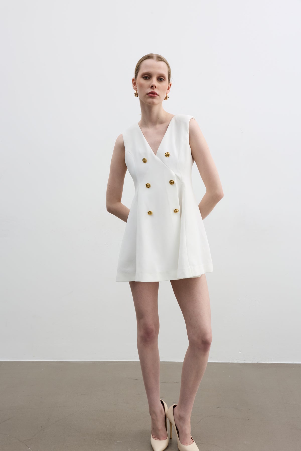LENA WHITE DRESS S