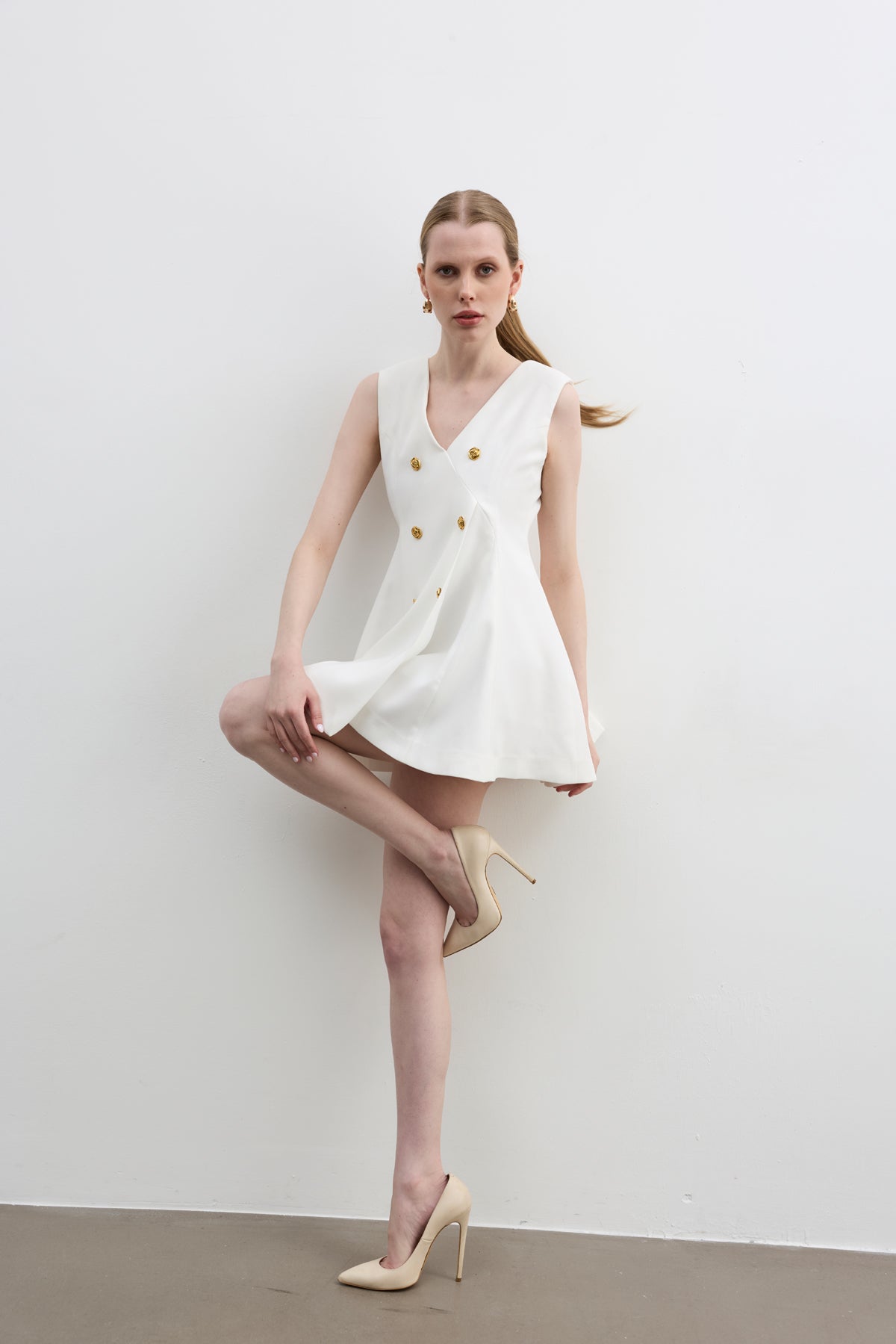 LENA WHITE DRESS S