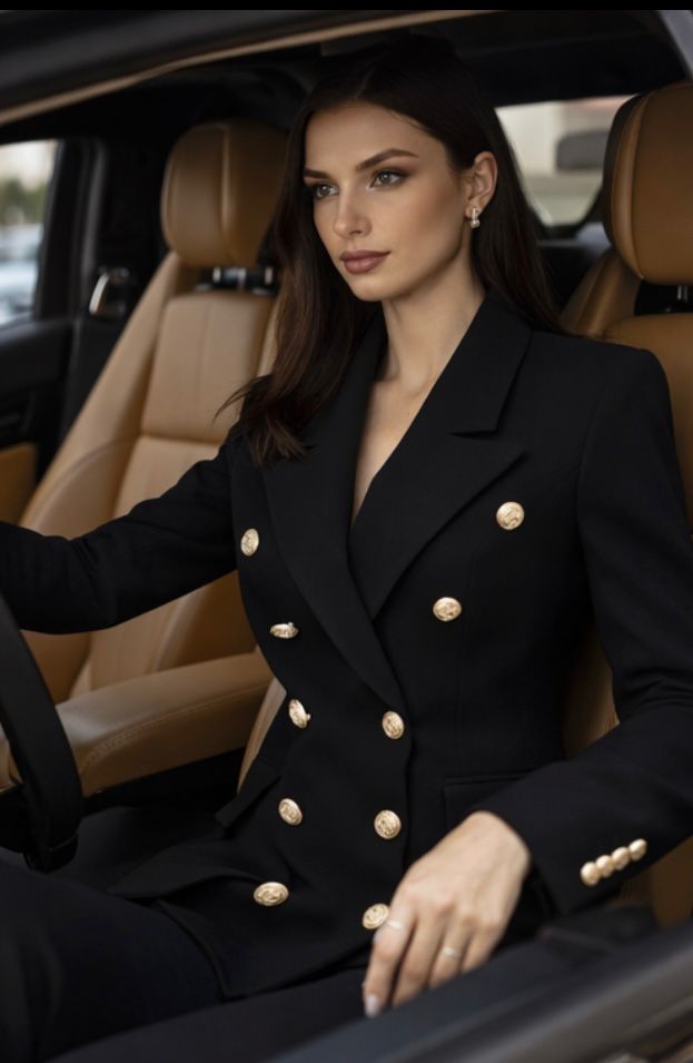 DOZZA JACKET WITH GOLD BUTTON