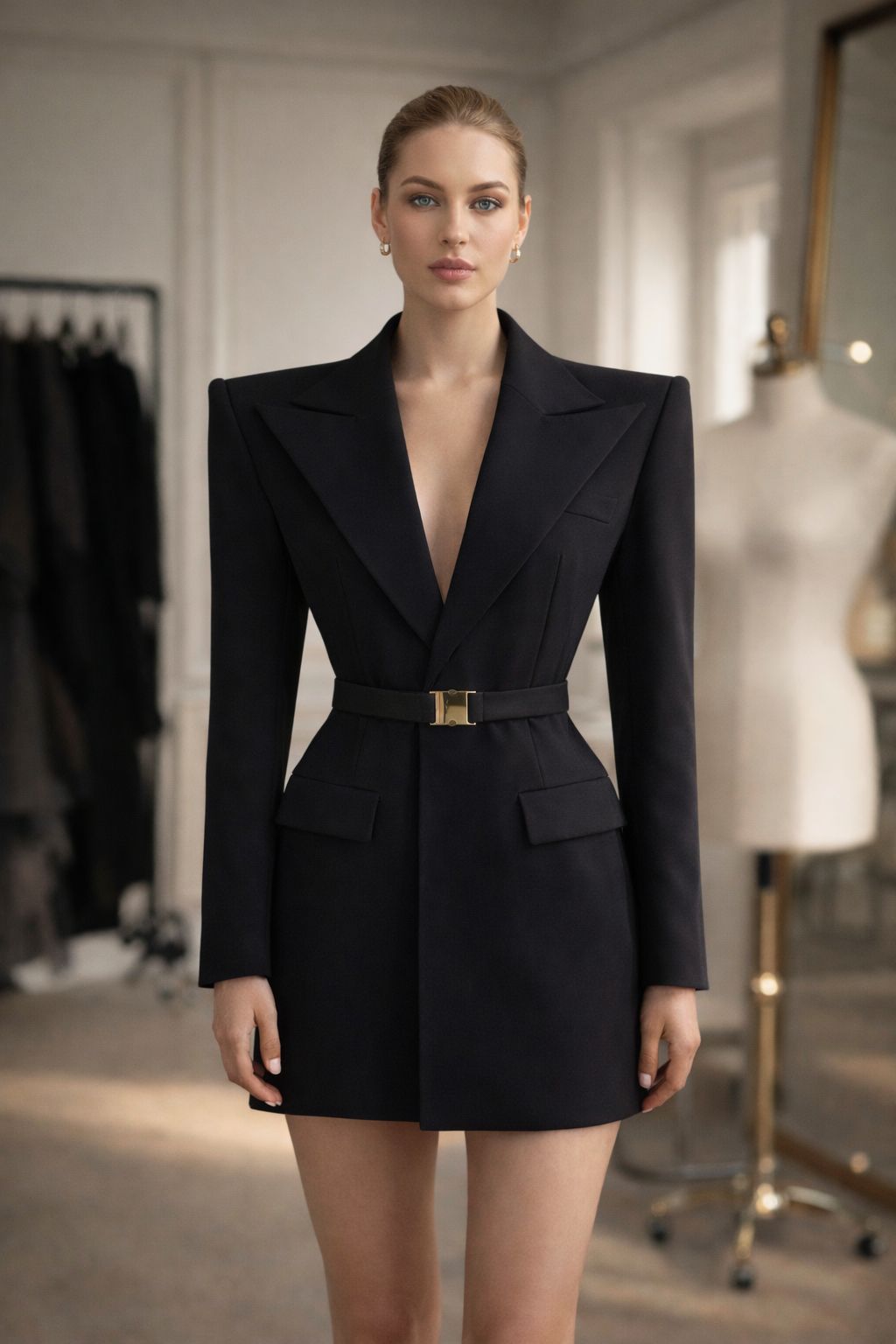 GIORGIA BLAZER JACKET BLACK